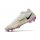 Scarpa Nike Phantom GT2 Elite DF FG Bianco Nero Cremisi Vivace Rosa Blast