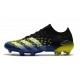 Scarpa adidas Predator Freak.1 Low FG Blu Nero Core Bianco Giallo Solare