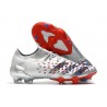 adidas Predator Freak.1 Low FG Argento Metallico Nero Core Scarlatto