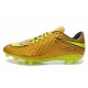 2015 Scarpa da calcio Nike HyperVenom Phantom FG Oro Volt Nero