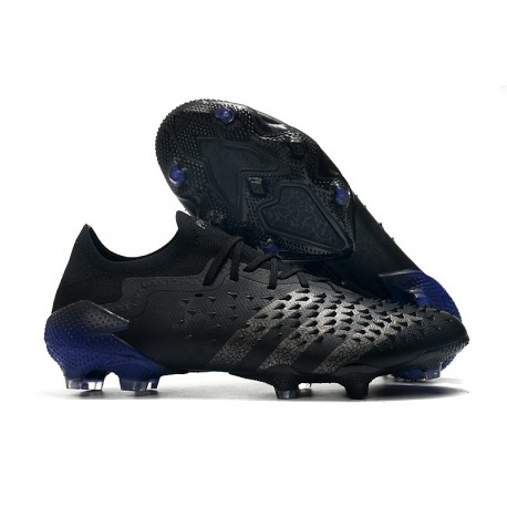 Scarpa adidas Predator Freak.1 Low FG Nero Core Ferro Metallizzato Inchiostro