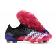 Scarpa adidas Predator Freak.1 Low FG Nero Core Bianco Rosa Shock