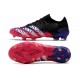 Scarpa adidas Predator Freak.1 Low FG Nero Core Bianco Rosa Shock