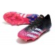 Scarpa adidas Predator Freak.1 Low FG Nero Core Bianco Rosa Shock