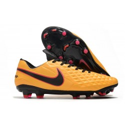 Nike Tiempo Legend 8 Elite FG Scarpa da Calcio Arancione Nero