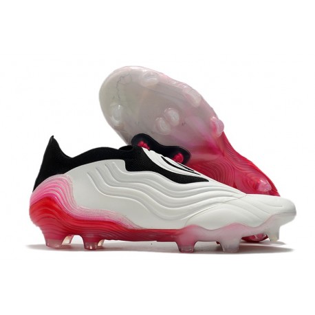 Adidas Copa Sense+ FG Scarpa Bianco Rosa Shock