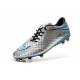 Scarpe calcio Nike HyperVenom Phantom FG - Uomo - Argenteo Nero Blu