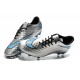 Scarpe calcio Nike HyperVenom Phantom FG - Uomo - Argenteo Nero Blu