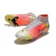 Nike Mercurial Superfly VIII Elite DF SG AC Bianco Argento Metallico Platino Puro