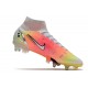 Nike Mercurial Superfly VIII Elite DF SG AC Bianco Argento Metallico Platino Puro