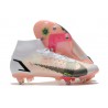 Nike Mercurial Superfly VIII Elite DF SG AC Bianco Nero Cremisi Vivace Rosa Blast