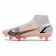 Nike Mercurial Superfly VIII Elite DF SG AC Bianco Nero Cremisi Vivace Rosa Blast