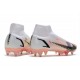 Nike Mercurial Superfly VIII Elite DF SG AC Bianco Nero Cremisi Vivace Rosa Blast