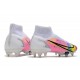 Nike Mercurial Superfly VIII Elite DF SG AC Bianco Nero Rosa