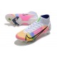 Nike Mercurial Superfly VIII Elite DF SG AC Bianco Nero Rosa