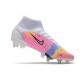 Nike Mercurial Superfly VIII Elite DF SG AC Bianco Nero Rosa