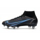 Nike Mercurial Superfly VIII Elite DF SG AC Nero Grigio Ferro