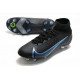 Nike Mercurial Superfly VIII Elite DF SG AC Nero Grigio Ferro