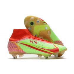 Nike Mercurial Superfly VIII Elite DF SG AC Verde Rosso