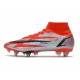 Nike Mercurial Superfly VIII Elite DF SG AC Rosso Cile Nero Ghost Arancione Total