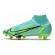 Nike Mercurial Superfly VIII Elite DF SG AC Turchese Dinamico Lime Glow