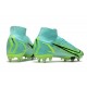 Nike Mercurial Superfly VIII Elite DF SG AC Turchese Dinamico Lime Glow