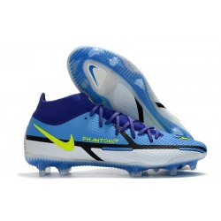 Scarpa Nike Phantom GT2 Elite DF FG Blu Giallo Grigio