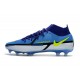 Scarpa Nike Phantom GT2 Elite DF FG Blu Giallo Grigio