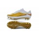 Scarpe calcio Nike HyperVenom Phantom FG - Uomo - Bianco Oro