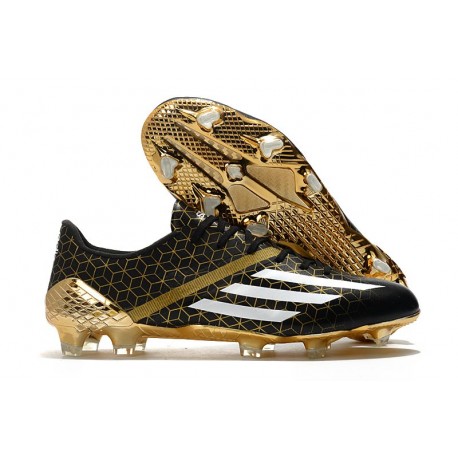 Adidas F50 Ghosted Adizero HT FG Nero Oro Bianco