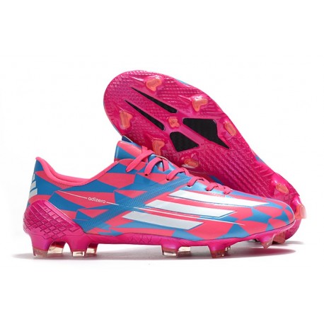 Adidas F50 Ghosted Adizero HT FG Rosa Bianco Blu