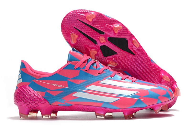 Adidas F50 Ghosted Adizero HT FG Rosa Bianco Blu