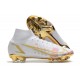 Nike Mercurial Superfly VIII Elite FG Bianco Rosa Oro