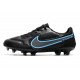 Nike Tiempo Legend 9 Elite FG Canguro Nero Grigio Ferro