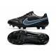 Nike Tiempo Legend 9 Elite FG Canguro Nero Grigio Ferro