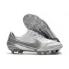 Nike Tiempo Legend 9 Elite FG Canguro Bianco Grigio