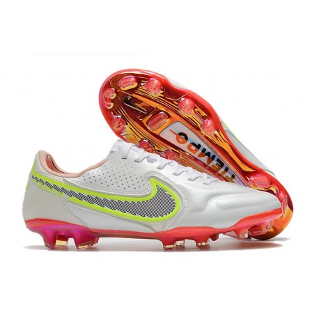 Nike Tiempo Legend 9 Elite FG Canguro Bianco Rosso Rosa