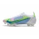Nike Mercurial Vapor 14 Elite fg Bianco Blu Volt