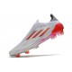 adidas X Speedflow+ FG Scarpa da Calcio Bianco Ferro Metallizzato Rosso Solare