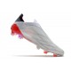 adidas X Speedflow+ FG Scarpa da Calcio Bianco Ferro Metallizzato Rosso Solare