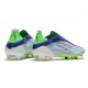 adidas X Speedflow+ FG Scarpa da Calcio Bianco Verde Screaming Sonic Ink