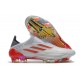 adidas X Speedflow+ FG Scarpa da Calcio Bianco Ferro Metallizzato Rosso Solare