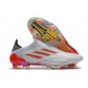 adidas X Speedflow+ FG Scarpa da Calcio Bianco Ferro Metallizzato Rosso Solare