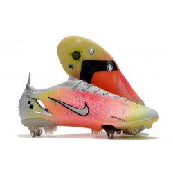 Nike Mercurial Vapor 14 Elite SG Bianco Argento Metallico Platino Puro