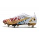 Nike Mercurial Vapor 14 Elite SG Bianco Rosso Oro Blu