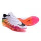 Nuove Scarpa da calcio per terreni duri Nike HyperVenom Phantom FG - Bianco Nero Rosa