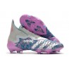 Scarpa da Calcio adidas Predator Freak+ FG Metallico Rosa Blu