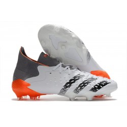 adidas Predator Freak.1 FG Bianco Ferro Metallizzato Rosso Solare