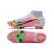 Nike Mercurial Superfly 8 Elite AG Nuovo Bianco Rosa Nero