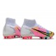 Nike Mercurial Superfly 8 Elite AG Nuovo Bianco Rosa Nero